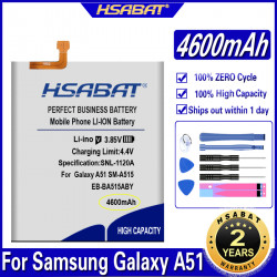 Batterie Samsung Galaxy A51 EB-BA515ABY, 4600mAh, SM-A515 vue 0