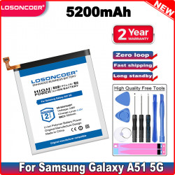 Batterie 5200mAh EB-BA516ABY pour Samsung Galaxy A51 5G (pas pour 4G) A516 SM-A516B/DS SM-A5160 SM-A5160 - Batterie de T vue 0