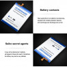 Batterie Haute Capacité EB-BA515ABY 4650mAh pour Samsung Galaxy A51 SM-A515/SM-A515F/DSM. vue 3
