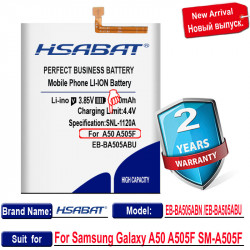 Batterie pour Samsung Galaxy A50 A505F EB-BA505ABN, EB-BA505ABU, 5300mAh, SM-A505F - Haute Capacité 5300mAh. vue 2