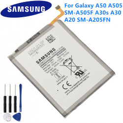 Batterie Originale Samsung EB-BA505ABN EB-BA505ABU pour Galaxy A50 A505F SM-A505F A505FN/DS A505GN/DS A505W A30s A30 SM- vue 0