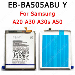 Batterie Li-ion de Rechange 4000 mAh pour Samsung Galaxy A20, A30, A30s, A50, EB-BA505ABUY. vue 0