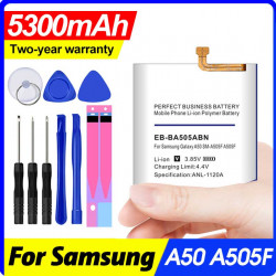Batterie EB-BA505ABN EB-BA505ABU 4400mAh pour Samsung Galaxy A50 A505F SM-A505F A505FN/DS/GN A505W A30S A30 + Outils vue 0