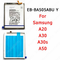 Batterie de Rechange Li-ion EB-BA505ABU pour Samsung Galaxy A30 A30s A50 A20, 4000 mAh vue 0