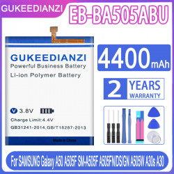 Batterie + Outils pour SAMSUNG Galaxy A50 A505F EB-BA505ABU A505FN/DS/GN A505W A30s A30, 4400mAh, SM-A505F. vue 0