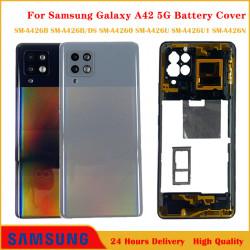 Kit de protection complet pour Samsung Galaxy A42 5G A426 - Cadre central + Coque arrière de la batterie + Couvercle du vue 0