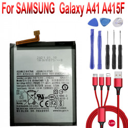 Batterie 3500mAh Authentique pour Samsung Galaxy A41 A415F EB-BA415ABY avec Câble USB et Boîte à Outils vue 0