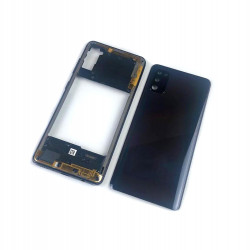 Coque pour Samsung Galaxy A41 2020 A415F A415 avec Cadre Central, Batterie et Objectif de Caméra + Logo. vue 0