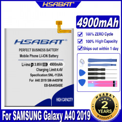 Batterie pour Samsung Galaxy A40 EB-BA405ABE 4900/DS 2019/DS SM-A405FM, SM-A405FN mAh GH82-19582A vue 0