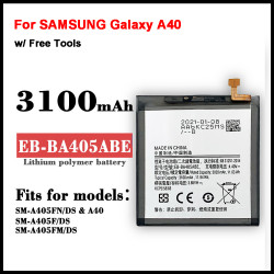 Batterie Originale 3100mAh EB-BA405ABE pour Samsung Galaxy A40 2019 SM-A405FM/DS SM-A405FN/DS GH82-19582A. vue 0