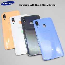 Coque arrière de batterie de remplacement pour Samsung Galaxy A40 A405 A405F avec objectif d'appareil photo vue 3