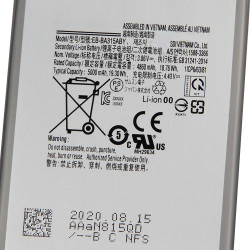 Batterie Rechargeable EB-BA315ABY 5000 mAh pour Samsung Galaxy A31/A32 (Édition 2020) vue 3