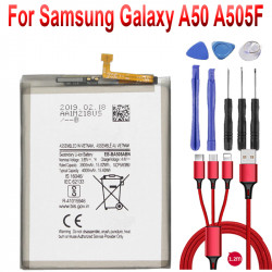 Kit de Batterie EB-BA505ABN mAh + Câble USB + Toolki pour Samsung Galaxy A50 A505F EB-BA505ABU A30s A30 SM-A505F 4000. vue 0