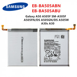Batterie Authentique EB-BA505ABN/U pour Samsung Galaxy A50, A505F/FN/DS, A505GN/DS, A505W, A30s et A30 - 4000mAh vue 0