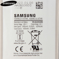 Batterie Authentique Samsung Galaxy A20 A50 A505F A30 A30S, 4000mAh vue 1