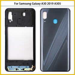 Coque Adhésive de Remplacement pour Samsung Galaxy A30 2019 A305 A305F SM-A305F avec Cadre Moyen et Couvercle Arrière  vue 1