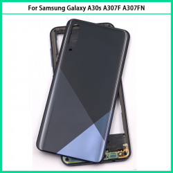 Coque arrière de batterie en plastique pour Samsung Galaxy A30s, A307, A307F, A307G - Cadre central, boîtier complet d vue 5