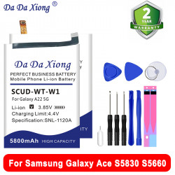 Batterie EB-BA336ABY SCUD-WT-W1 pour Samsung Galaxy Note Tab Active Ace S5830 T365 4 A22 A23 F23 S22 M52 A53 Plus Ultra  vue 0