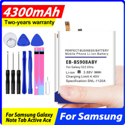 Batterie Samsung Galaxy Note Tab Active Ace S5830 T365 4 A22 A23 F23 S22 M52 A53 Plus Ultra 5G + Outil EB-BS901ABY EB-BM vue 0