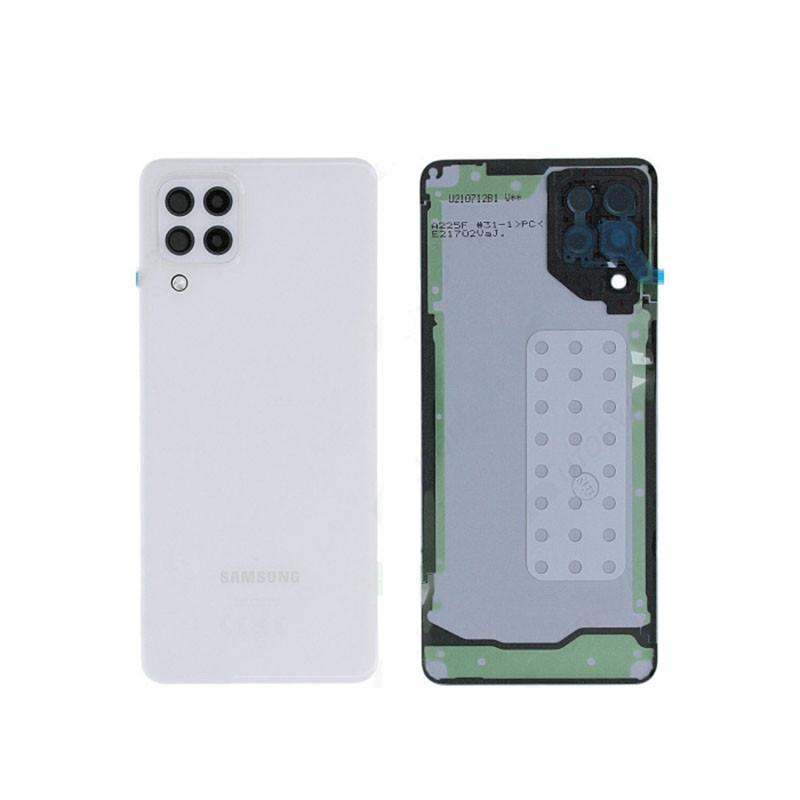 Cache-Batterie Arrière Blanc Original pour Samsung Galaxy A22 4G vue 0
