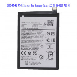 Batterie de Remplacement Samsung Galaxy A22 5G SM-A226 SM-A226B F42 5G 10x5000mAh SCUD-WT-W1 WT-N1. vue 0