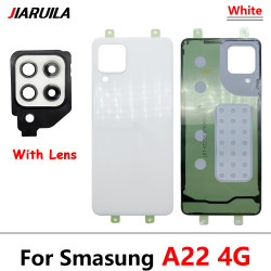 Coque Arrière en Verre et Autocollant pour Samsung Galaxy A22 4G / A22 5G avec Batterie Intégrée. vue 1