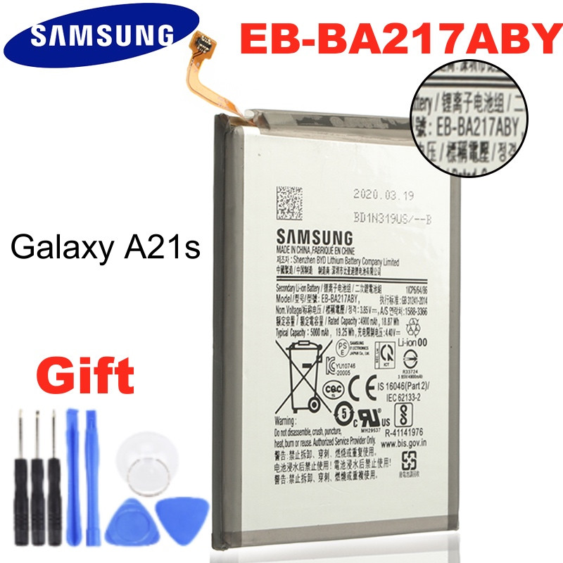 Batterie de Remplacement 5000mAh pour Galaxy A21s/DS/DS/DSN + Outils vue 0