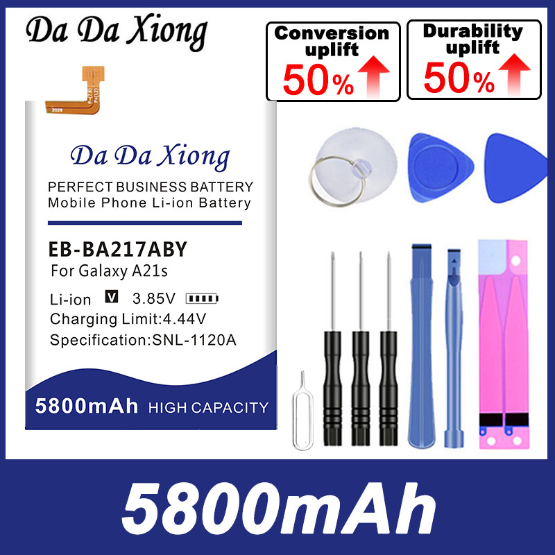 Batterie EB-BA217ABY 5800mAh pour Samsung Galaxy A21s - Haute Qualité + Kit d'Outils vue 0