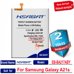 Batterie pour Samsung Galaxy A21s 100%/DS 5800/DS EB-BA217ABY/DSN, SM-A217F mAh, SM-A217M, SM-A217F, Nouvelle Marque - H vue 2