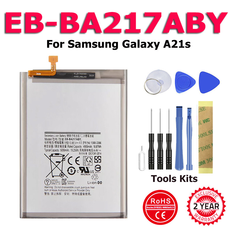 Kit de remplacement de batterie EB-BA217ABY pour Samsung Galaxy A21s avec outils inclus. vue 0