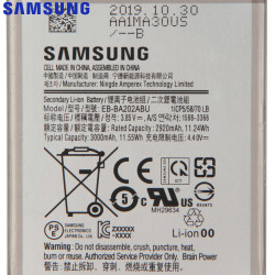 Batterie de Remplacement pour Samsung Galaxy A20e A10e A102W A102U EB-BA202ABU A202F SM-A202F, 3000 mAh. vue 3