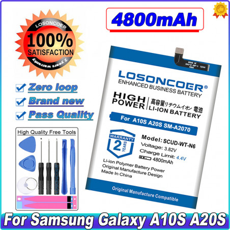 Batterie SCUD-WT-N6 4800mAh pour Samsung Galaxy A20S A10S SM-A2070 A207F/M A107F/DS/M et Honor holland 2 Plus. vue 0