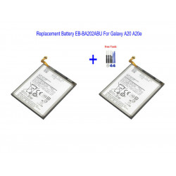 Kit de Réparation avec Batterie de Remplacement pour Samsung Galaxy A20e A20, 2x3000mAh, EB-BA202ABU wh. vue 0