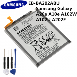 Batterie Originale EB-BA202ABU 3000mAh pour Galaxy A20e A10e A102W A102U A202F SM-A202F/DS SM-A202F Téléphone Portable vue 0