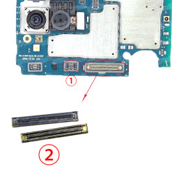 Connecteur FPC avec Écran LCD pour Samsung Galaxy A12 A125F A125F/DS Chargeur USB, Prise de Contact de Charge et Connec vue 0