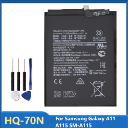 Batterie de Remplacement Rechargeable HQ-70N pour Samsung Galaxy A11 A115 SM-A115, 4000 mAh, avec Outils Gratuits. vue 0