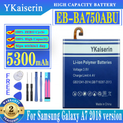 Batterie de Rechange pour SAMSUNG Galaxy A7 EB-BA750ABU A730x A750 5300 A10 2018, SM-A730x mAh, SM-A750F. vue 0