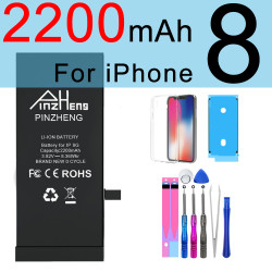 Batterie de Remplacement Haute Capacité pour iPhone 6S 6 7 8 Plus 5 5s 5C SE X XR XS 11 12 Pro Max vue 4