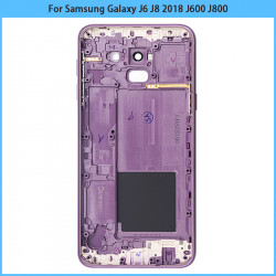 Coque arrière de batterie en plastique pour Samsung Galaxy J6 J8 2018 J600 J600F J800 J800F - Boîtier de porte arrièr vue 3