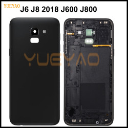 Coque arrière en plastique pour Samsung Galaxy J6 2018 J600 J600F J800 J800F, avec couvercle de batterie, étui arrièr vue 0