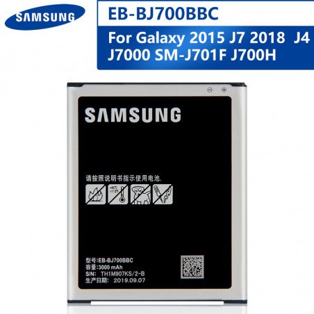 Batterie de Remplacement EB-BJ700BBC mAh pour Samsung GALAXY J7 2015 J7008 J700F J7009 J7000 J4 2018 EB-BJ700CBC/E 3000. vue 0