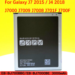 Batterie EB-BJ700BBC EB-BJ700CBE 3000mAh pour Samsung Galaxy J7 2015 J4 2018 Version J7000 J7009 J7008 J701F J700F en St vue 0