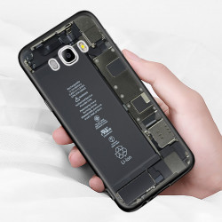 Coque de téléphone pour Samsung Galaxy J8 J7 Duo J6 J5 Prime J4 Plus J3 J2 Core 2018 2017 2016 avec calculatrice de ca vue 2