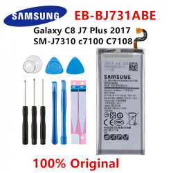 Batterie Originale EB-BJ731ABE 3000mAh pour Samsung Galaxy C8 J7 Plus 2017 SM-J7310 SM-C710F C7100 C7108 + Outils vue 0