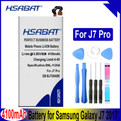 Batterie 4100mAh pour Samsung Galaxy J7 2017, J7 Pro/DS, J730FM, J730G, J730GM/DS et J730K. vue 0