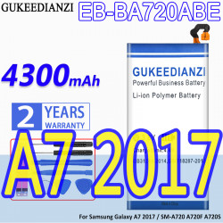 Batterie Haute Capacité EB-BA720ABE 4300mAh pour Samsung Galaxy J7 Pro SM-J730F / J7 2017 - Une Alimentation Durable et vue 0