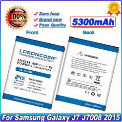 Batterie 5300mAh EB-BJ700BBC pour Samsung GALAXY J7 2015 J7008 J700F SM-J7008 J700 ON7 J7000 G6000 SM-J700f EB-BJ700CBE vue 0