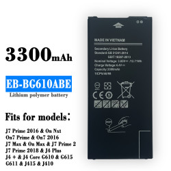 Batterie Originale EB-BG610ABE pour Samsung Galaxy J6 Plus, J6+, J7 One Max, SM-J610F, J4+, J4PLUS SM-J415, J4 Core, J41 vue 0