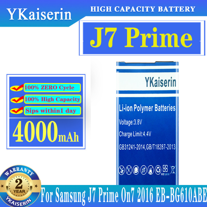 Batterie de Remplacement EB-BG610ABE 4000mAh pour Samsung Galaxy J7 Prime On7 2016 G610 G615 G6100 J7 Prime 2 J7 Max vue 0