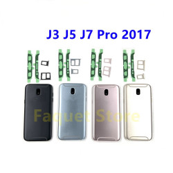 Boîtier de Batterie Arrière en Métal et Verre pour Samsung Galaxy J3 J5 J7 Pro 2017 J330 J530F/DS J730F J530. vue 5